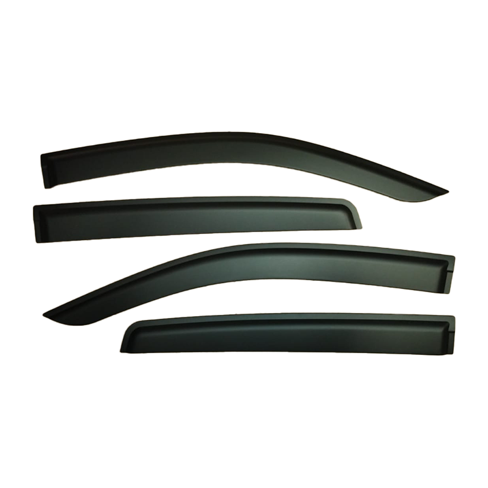 Isuzu DMAX 2012-2020 D/C weather guards Matte Black GEN 6