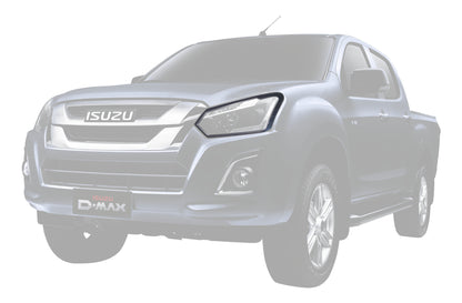 Isuzu D-MAX 2016-2021 Head Light Cover Trim - Matte Black
