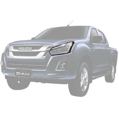 Isuzu D-MAX 2016-2021 Head Light Cover Trim - Chrome