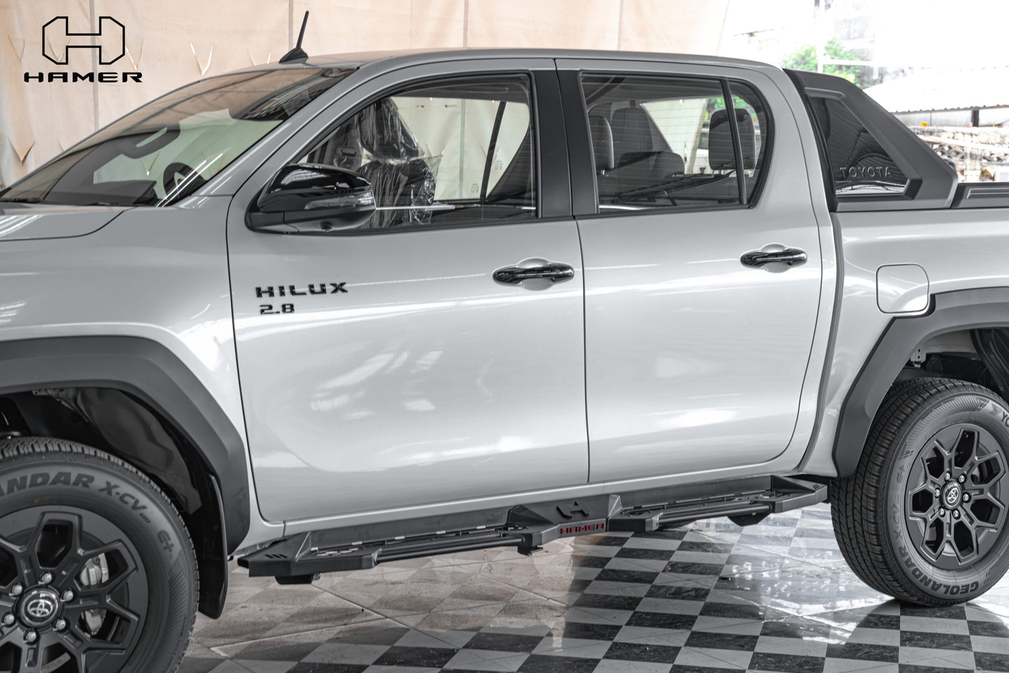 Hamer Toyota Hilux Travo (2026-Present) Shadow Series Side Steps