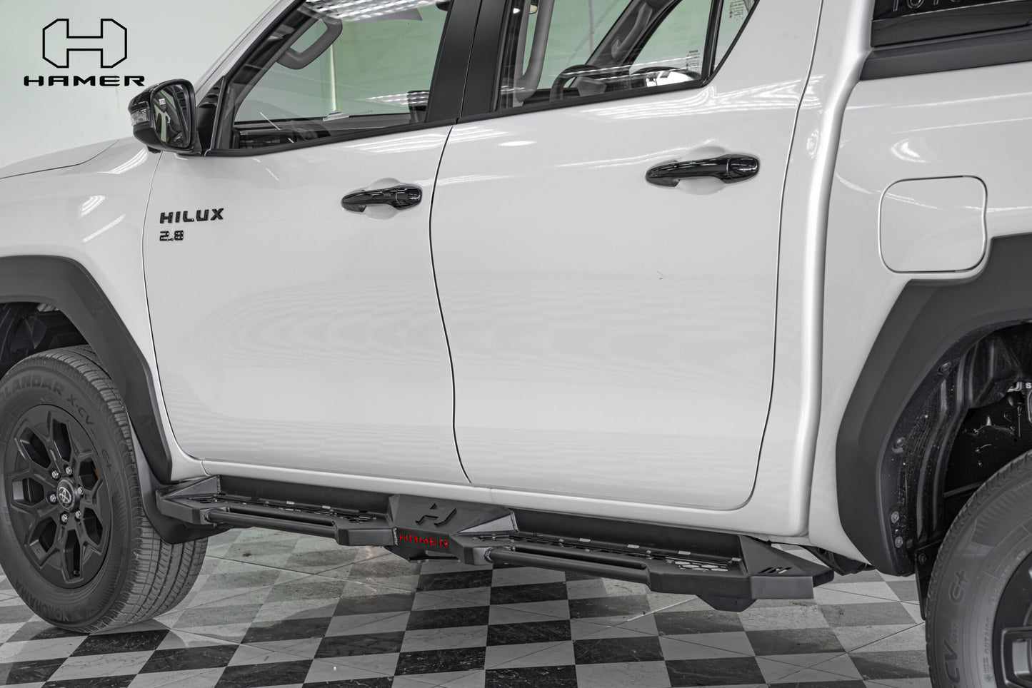 Hamer Toyota Hilux Travo (2026-Present) Shadow Series Side Steps