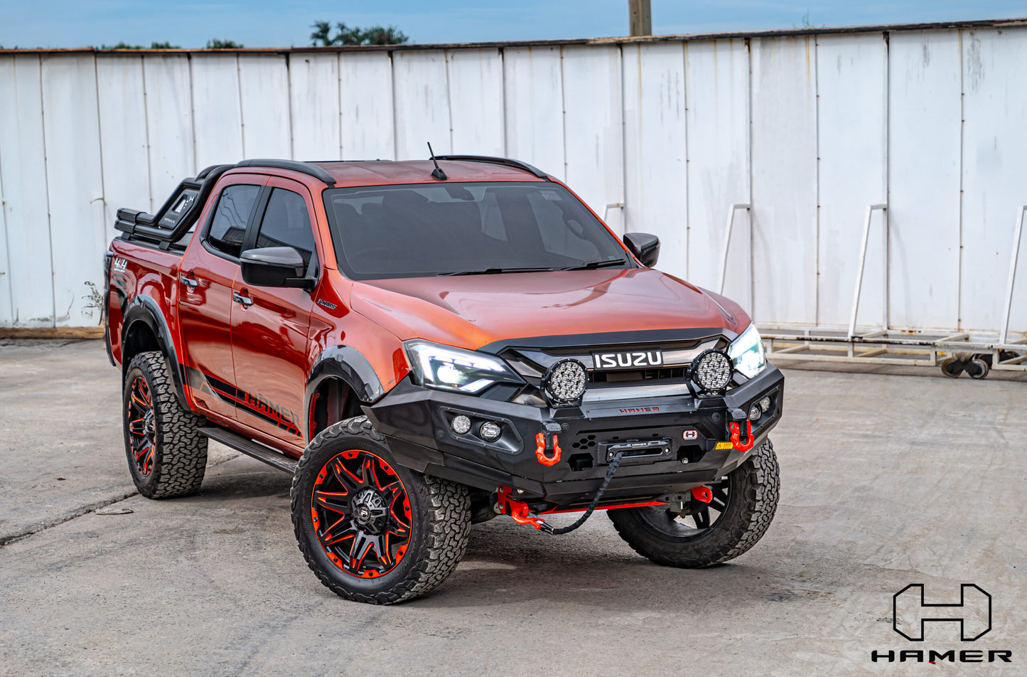 Hamer Isuzu D-Max/V-Cross (2026-Present) King Series Front Bumper (No Bull Bar)