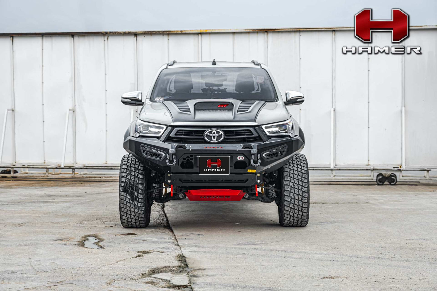 Hamer Toyota Hilux Legend (2021-2025) Atlas Series Front Bumper (No Bull Bar)