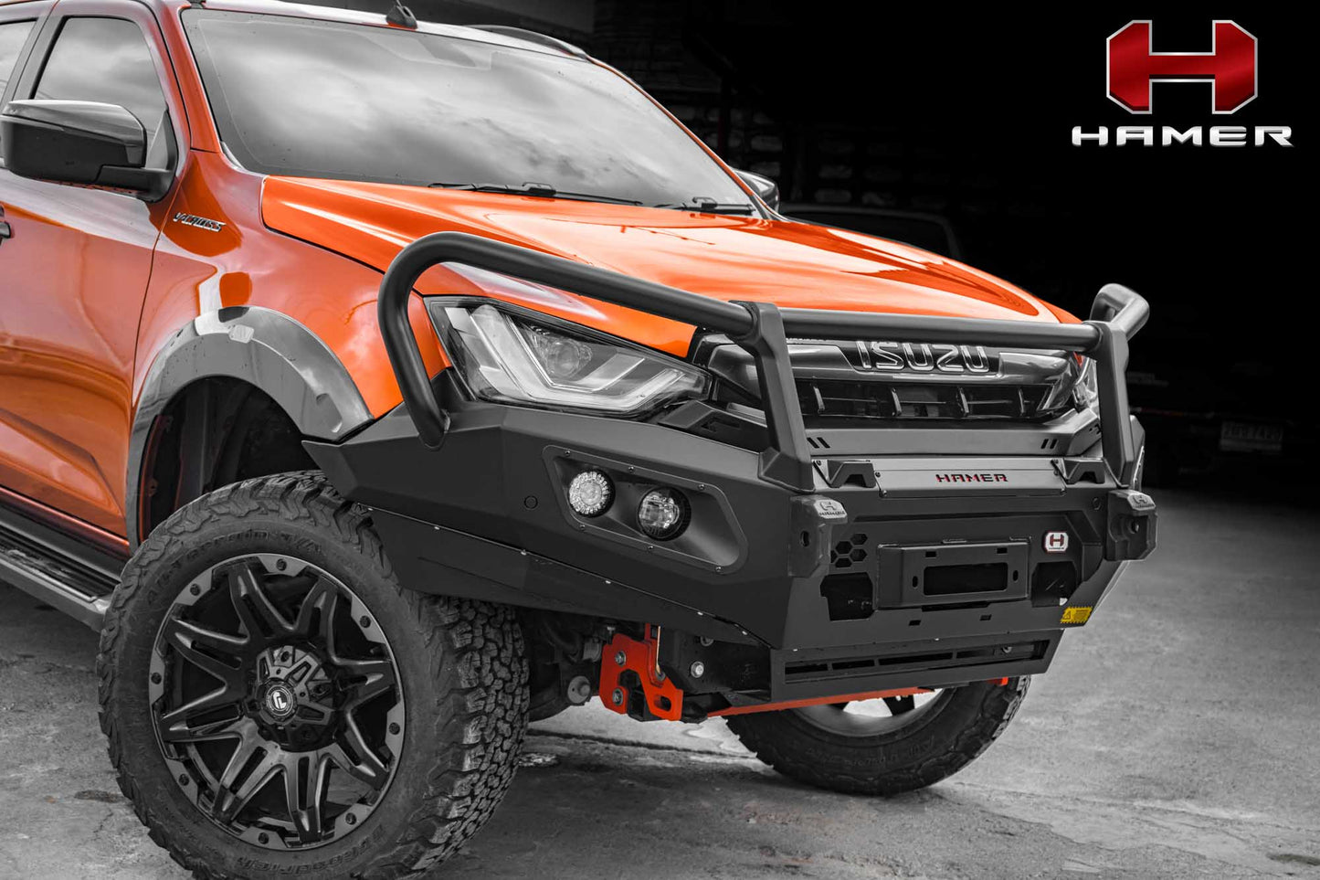 Hamer Isuzu D-Max/V-Cross (2021-2025) Prime Plus Front Bullbar Bumper
