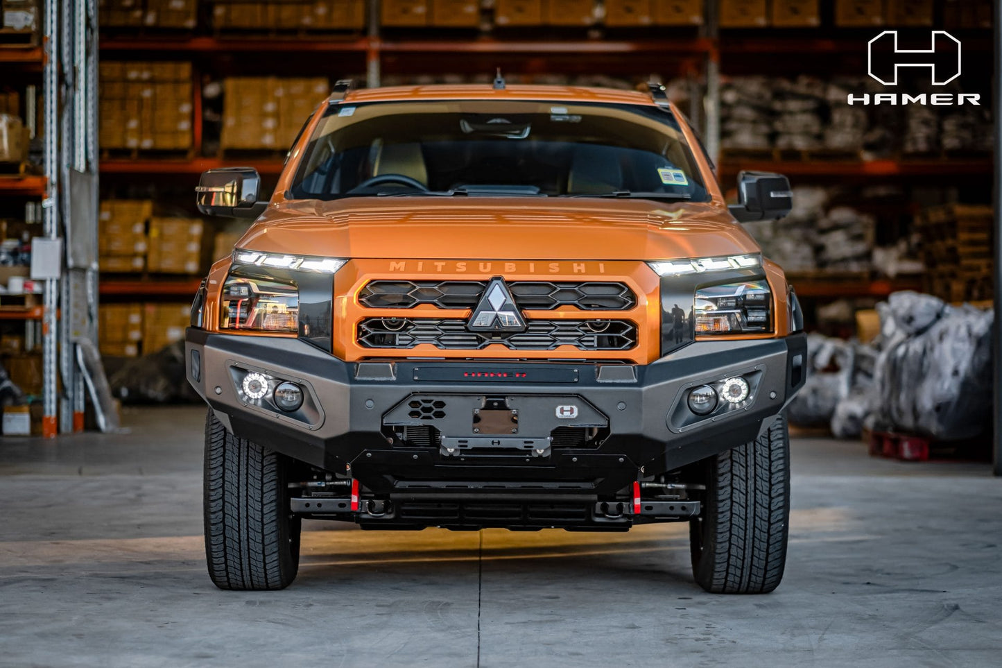 Hamer Mitsubishi Triton (2024-Present) King Series Front Bumper (No Bull Bar)