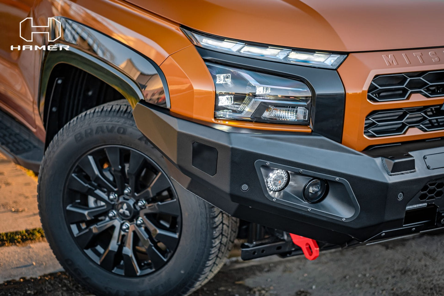 Hamer Mitsubishi Triton (2024-Present) King Series Front Bumper (No Bull Bar)