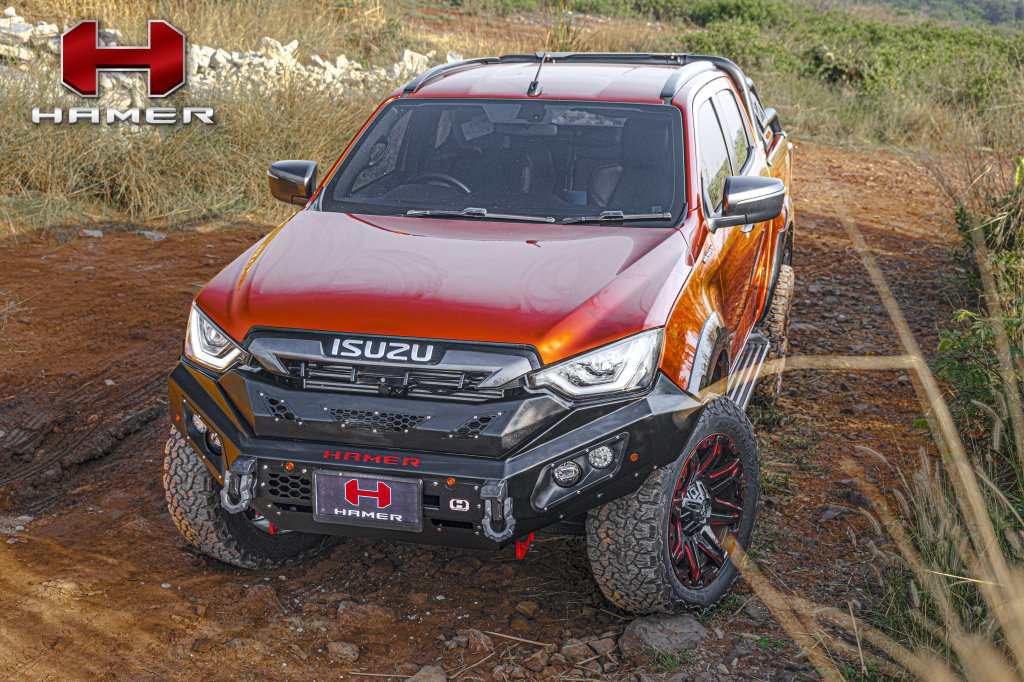 Hamer Isuzu D-Max/V-Cross (2021-2025) King Series Front Bumper (No Bull Bar)