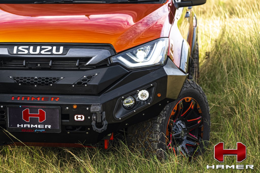 Hamer Isuzu D-Max/V-Cross (2021-2025) King Series Front Bumper (No Bull Bar)