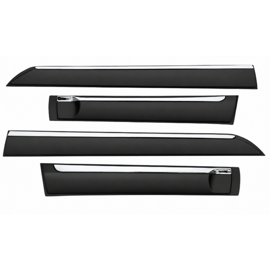 Ford Everest (2016-2021) Side Molding - Matt Black/Chrome