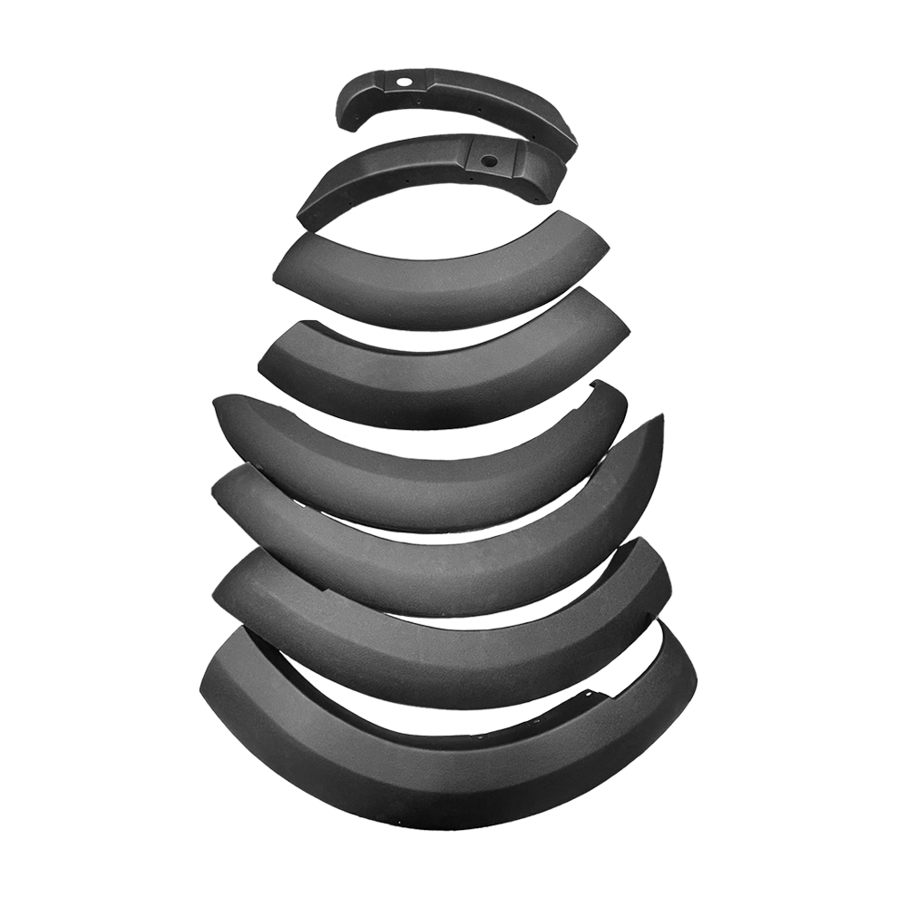 Ford Everest 2016-2022 Fender Flare With Sensor Cut Orange Peel Matte Black