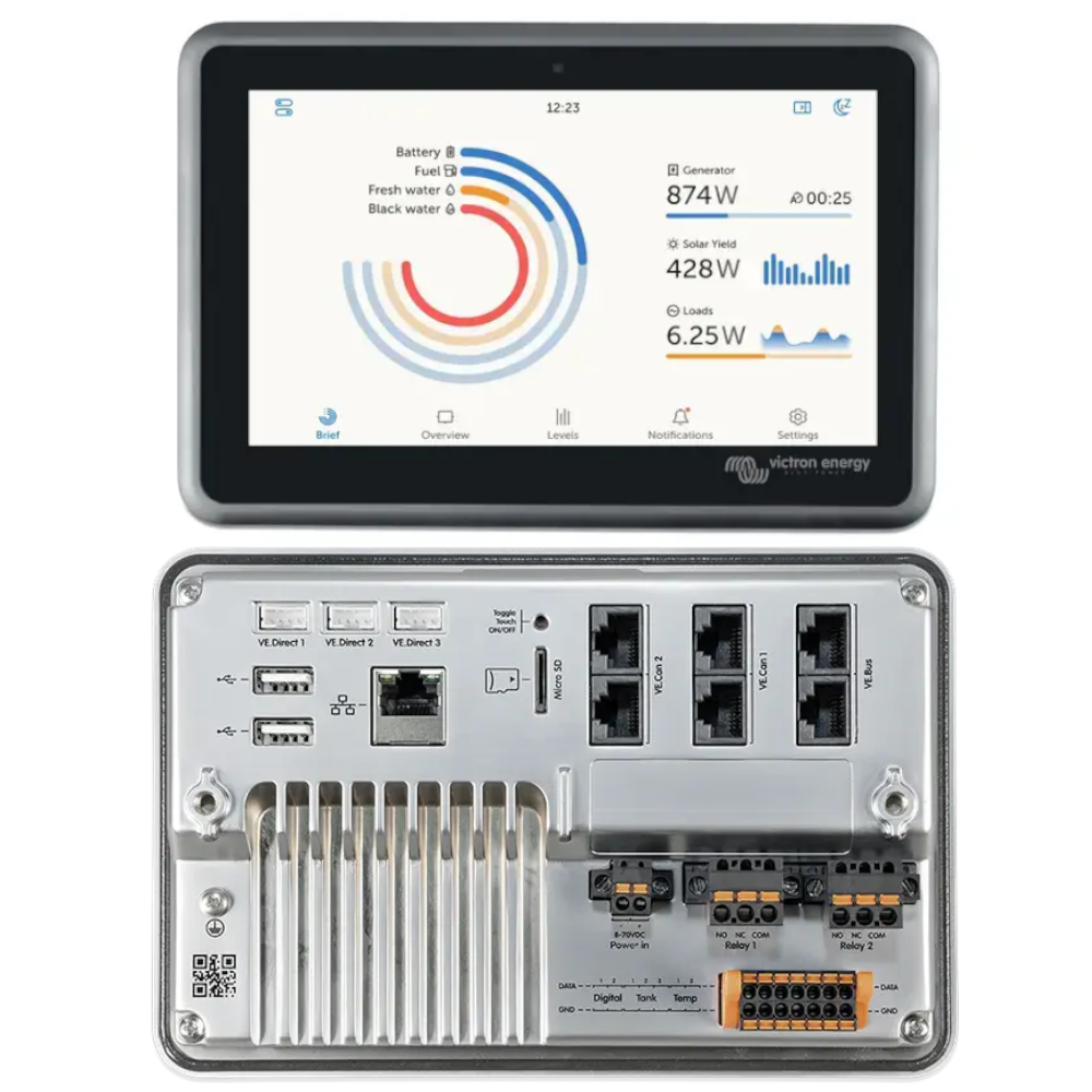 Victron Ekrano GX Central Monitoring Screen