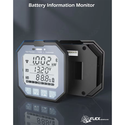 Flex 100A Battery monitor coulomb meter amp counter