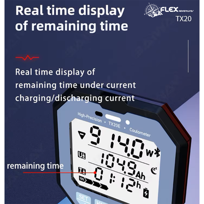 Flex 100A Battery monitor coulomb meter amp counter