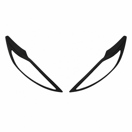 Ford Fiesta (2010-2015) Head Light Trims - Matt Black