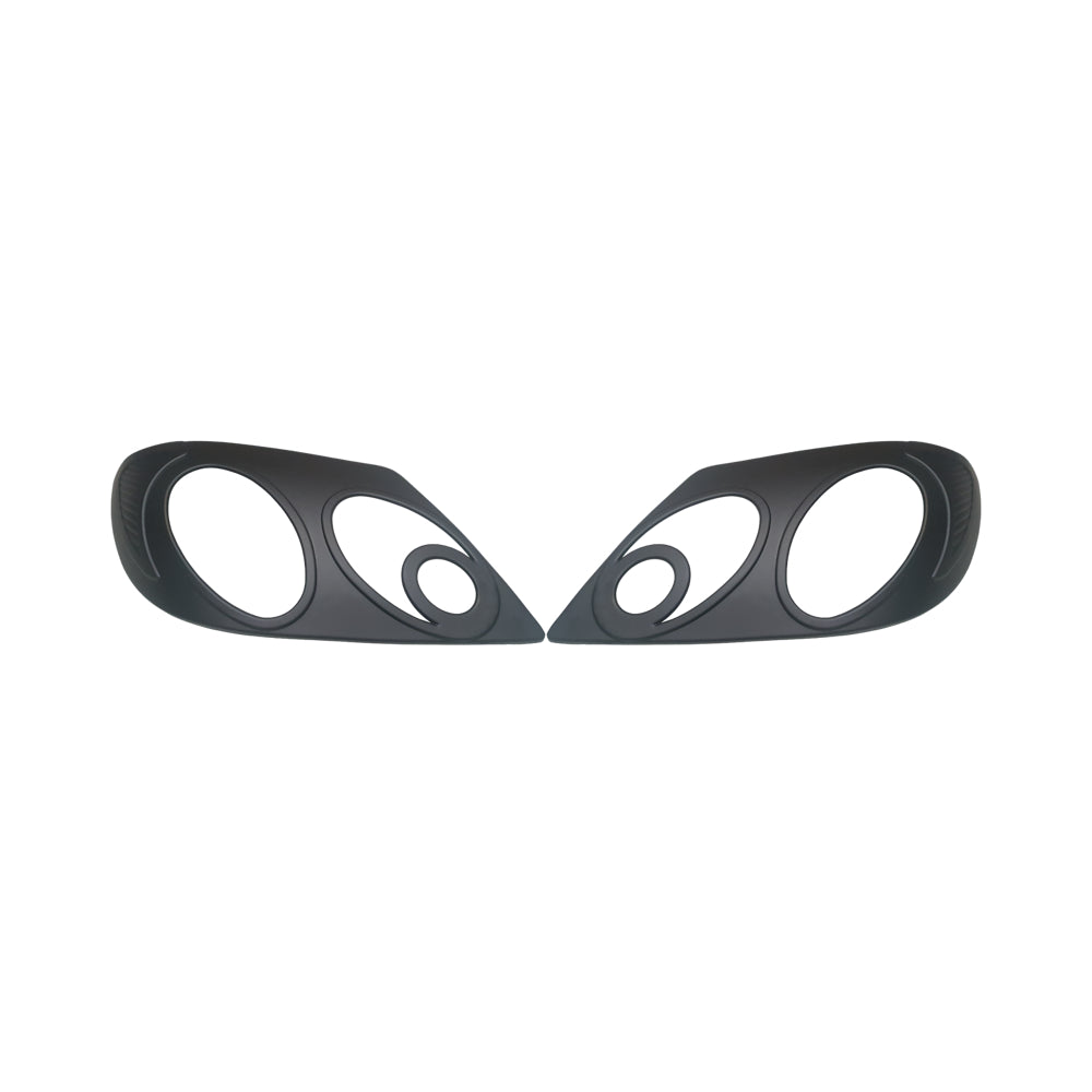 Toyota Fortuner 2005-2008 Head Light Covers - Matte Black