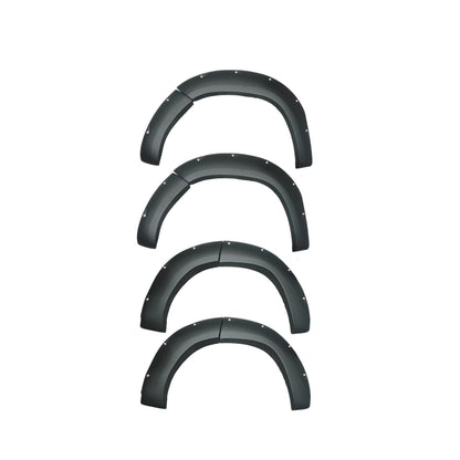 Toyota Fortuner 2005-2011 V2 Fender Flares Orange Peel Matte Black