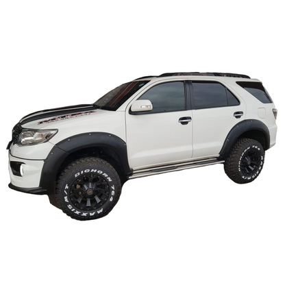 Toyota Fortuner 2012-2015 Fender Flares V2 - Orange Peel, Matte Black