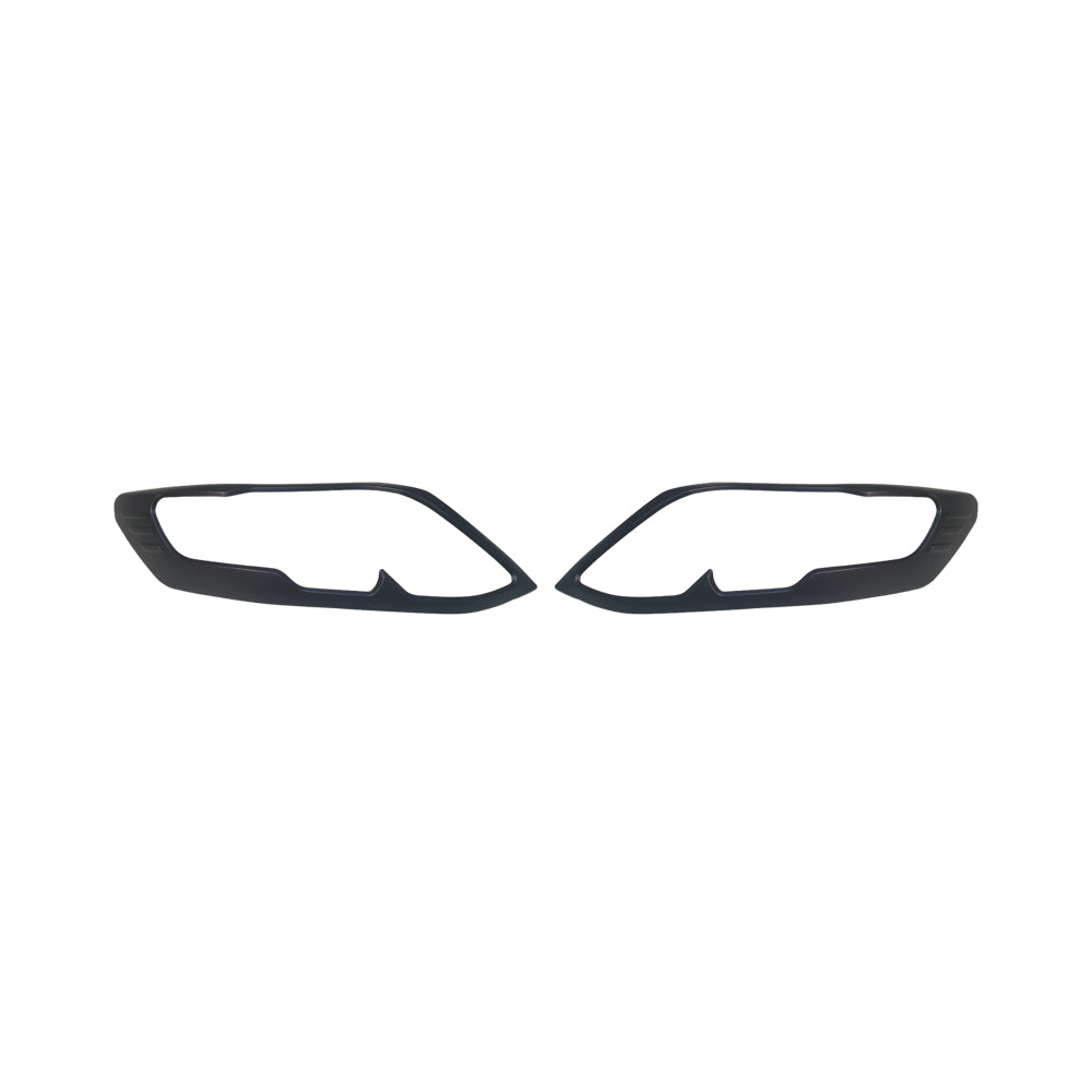 Toyota Fortuner 2012-2015 Head Light Cover - Matte Black