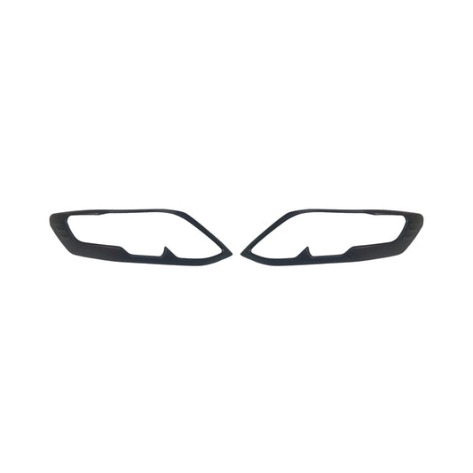 Toyota Fortuner 2012-2015 Head Light Cover - Matte Black