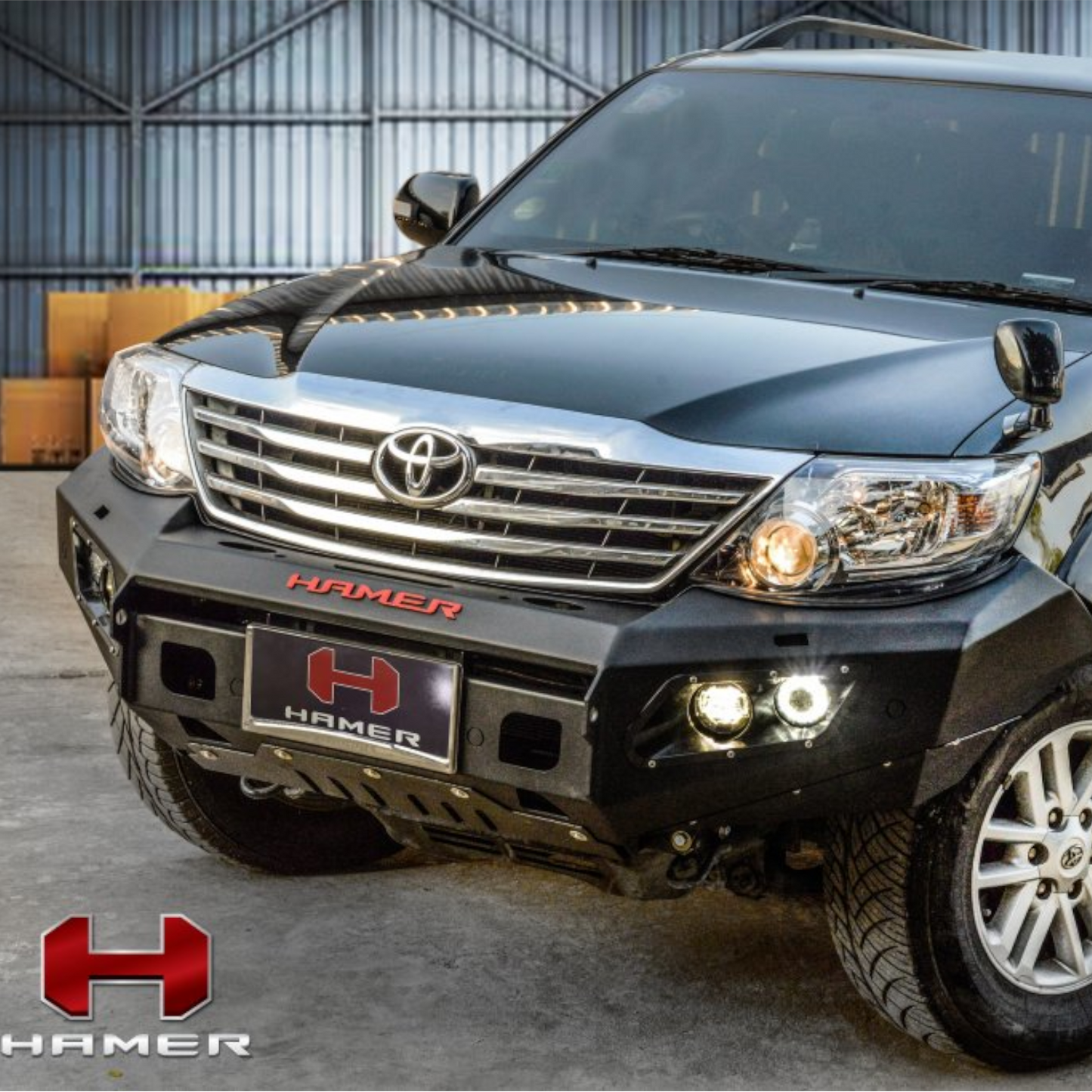 Hamer Toyota Fortuner (2012) M-Series Front Bumper (No Bull Bar)
