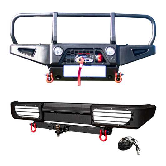 Des Sol Suzuki Jimny Gen 4 (2018-Present) Hoop Style Bumper Combo