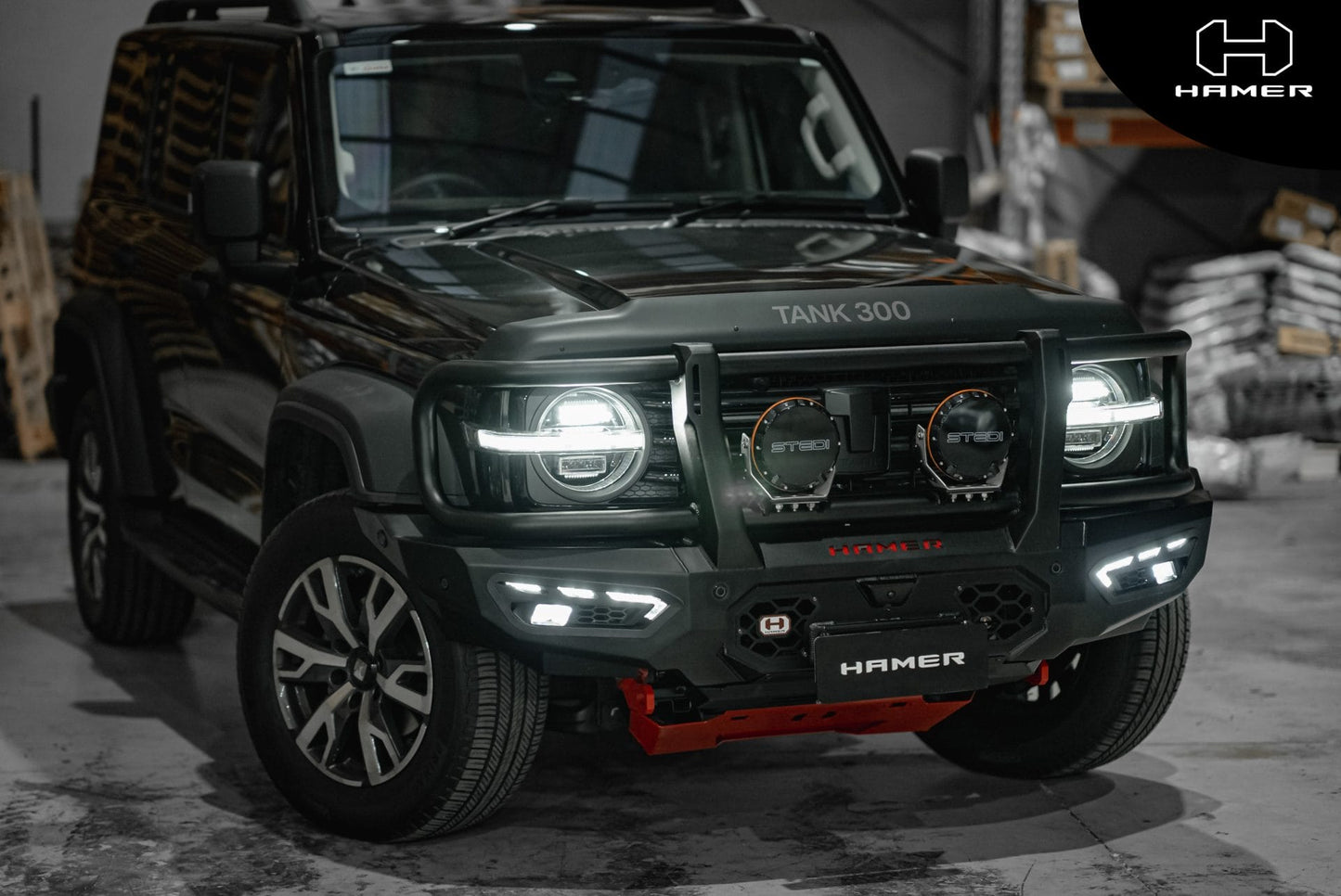 Hamer GWM Tank 300 (2024-Present) Atlas Plus Front Bullbar Bumper