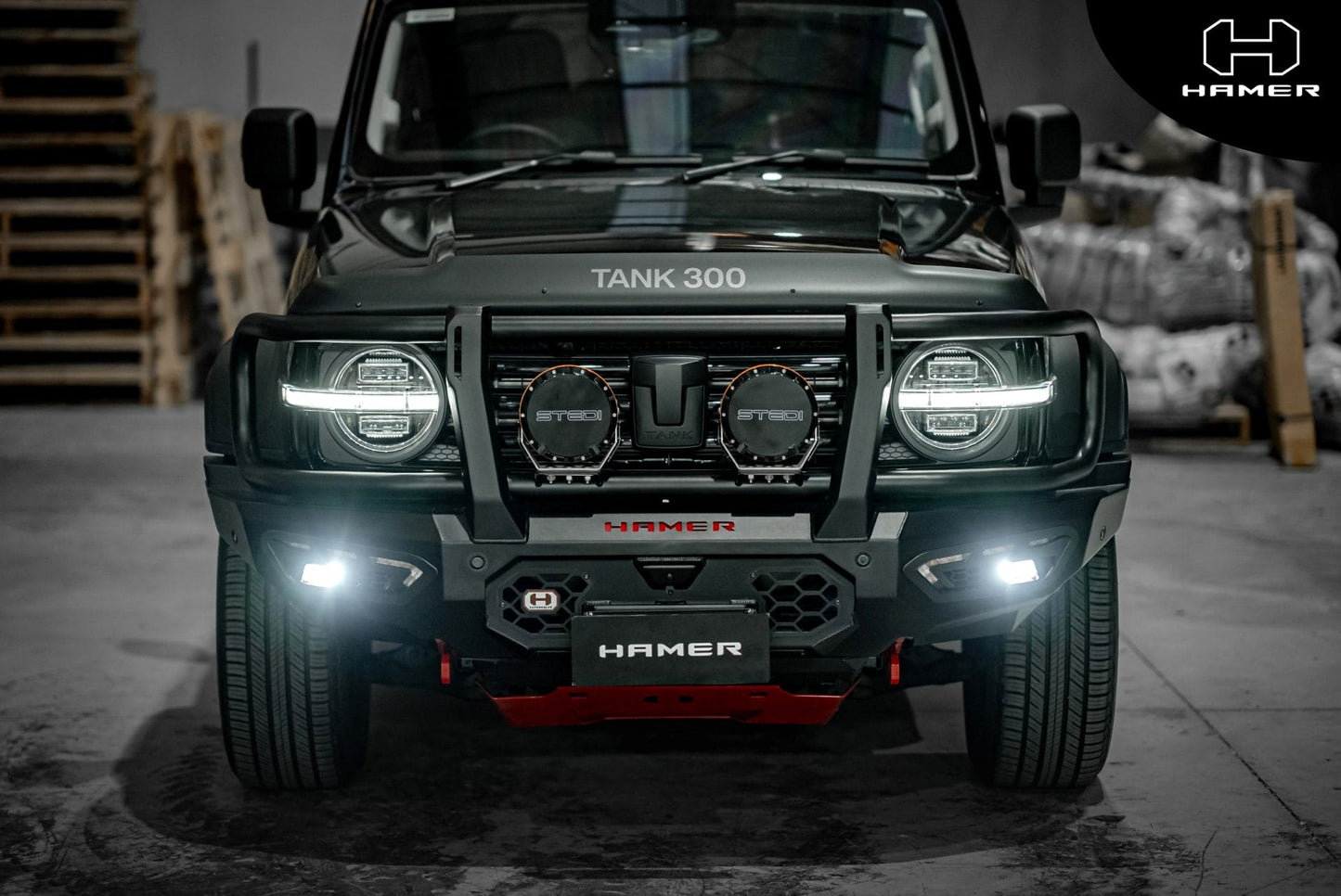 Hamer GWM Tank 300 (2024-Present) Atlas Plus Front Bullbar Bumper