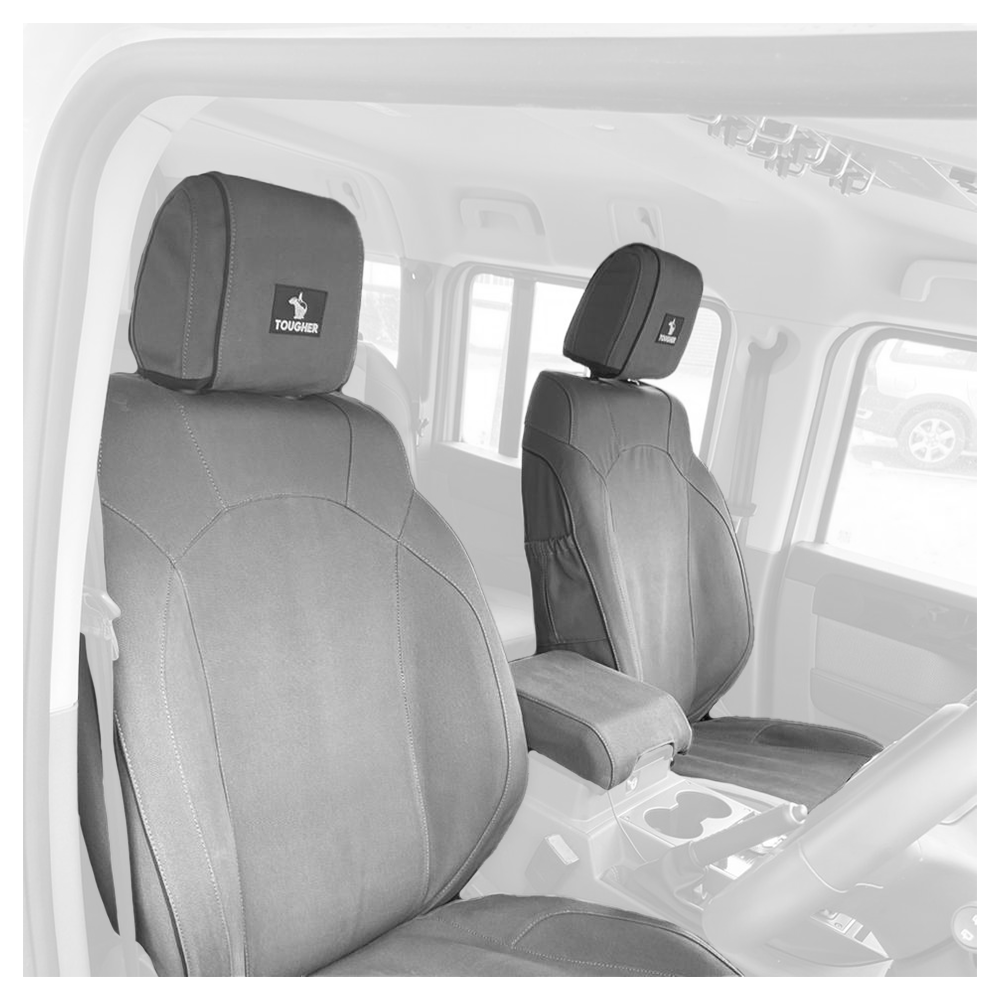 Tougher INEOS GRENADIER 2022+ Seat Covers Station Wagon (front Only) Charcoal