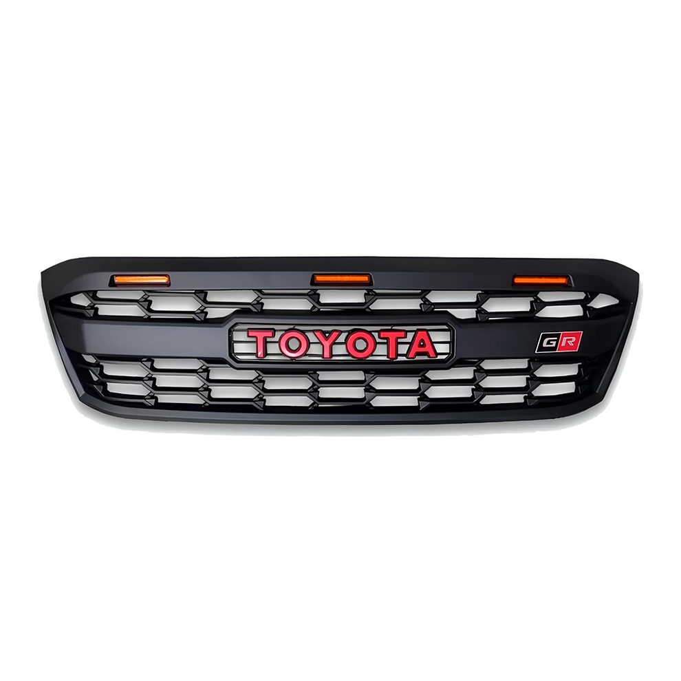 Toyota Hilux D4D 2005-2011 GR Style Grill Matte Black – Bakkie & Outdoor