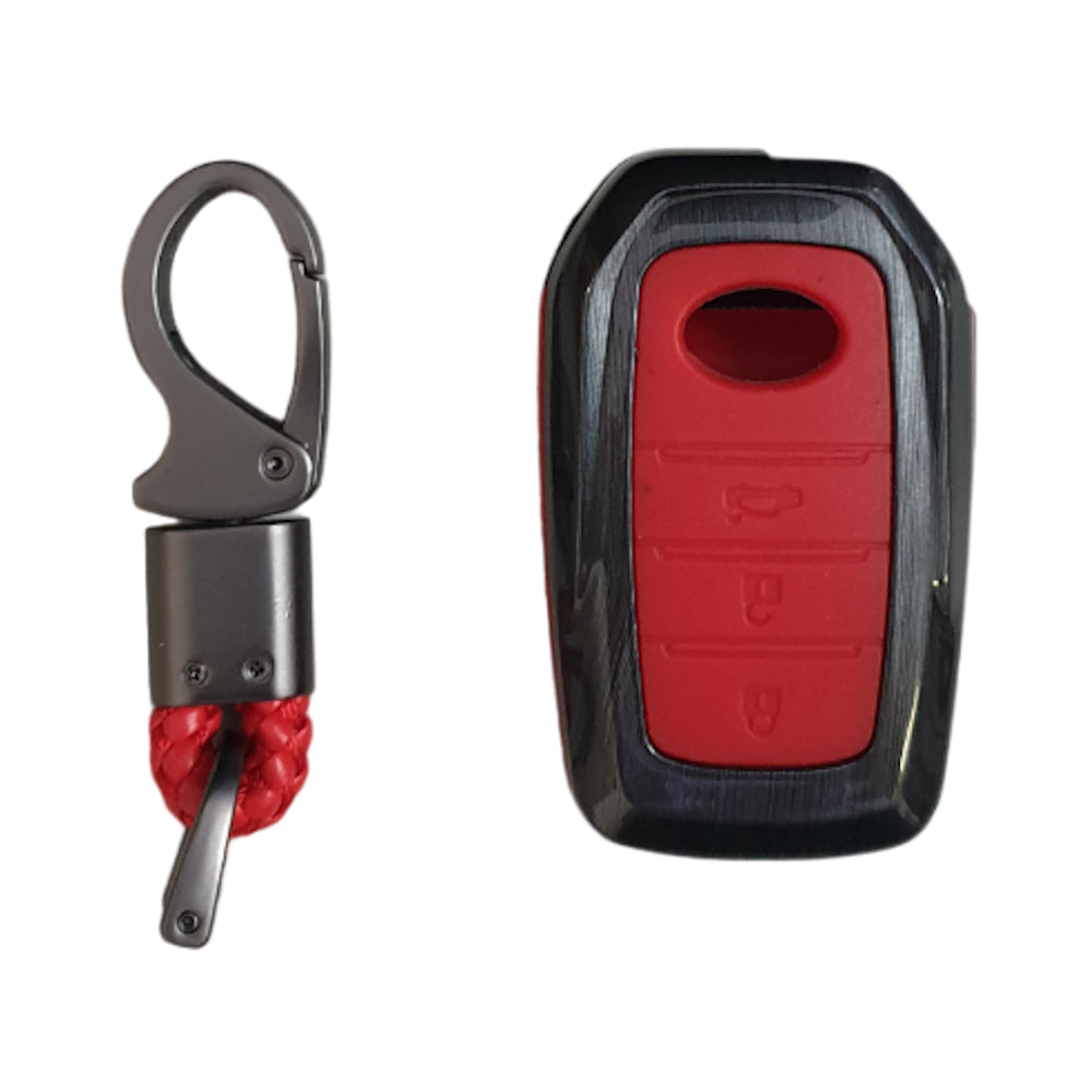 Toyota Hilux/Fortuner (2016+) C Style Key Cover Red Push Start