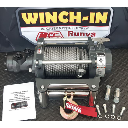 Runva RWHWN10000 Series Hydraulic Winches (10,000lbs/4,536kg)