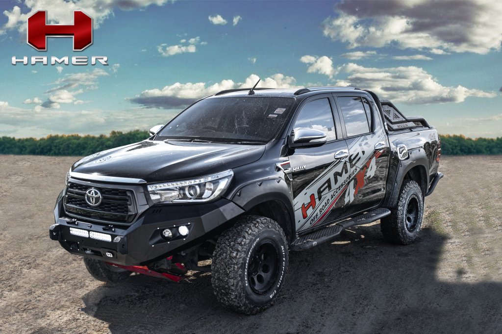 Hamer Toyota Hilux ROCCO (2018-2020) Prime Series Front Bumper (No Bull Bar)