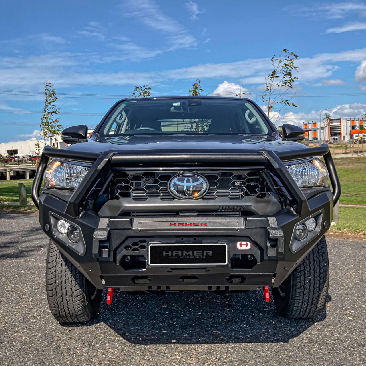 Hamer Toyota Hilux Raider (2024-2025) King Plus Front Bullbar Bumper (no arches)