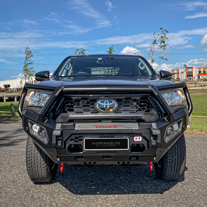 Hamer Toyota Hilux Raider (2024-2025) King Plus Front Bullbar Bumper (no arches)