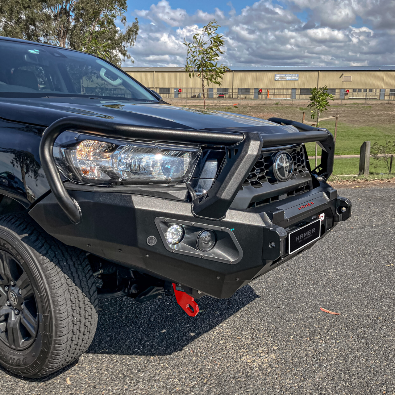 Hamer Toyota Hilux Raider (2024-2025) King Plus Front Bullbar Bumper (no arches)