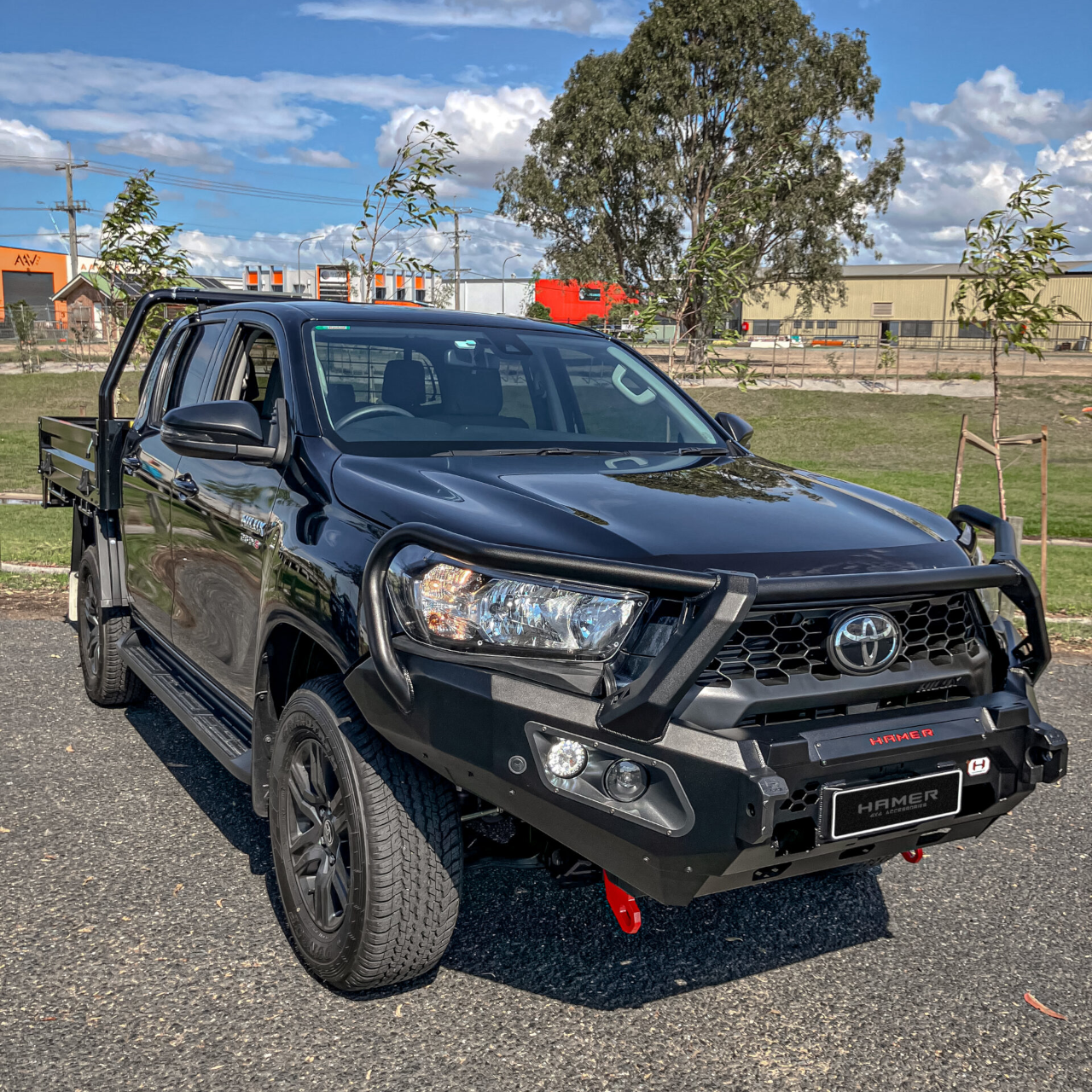 Hamer Toyota Hilux Raider (2024-2025) King Plus Front Bullbar Bumper (no arches)