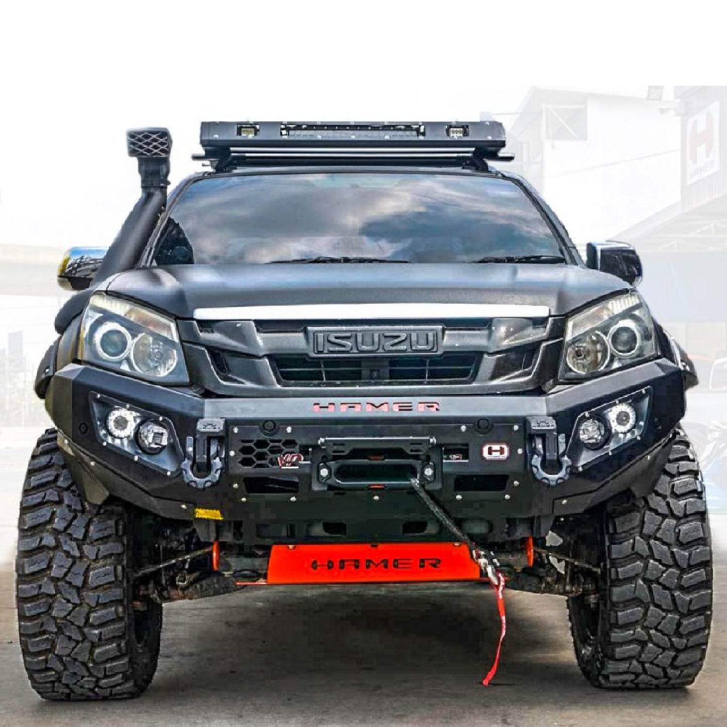 Hamer Isuzu D-Max (2012-2015) King Series Front Bumper (No Bull Bar)