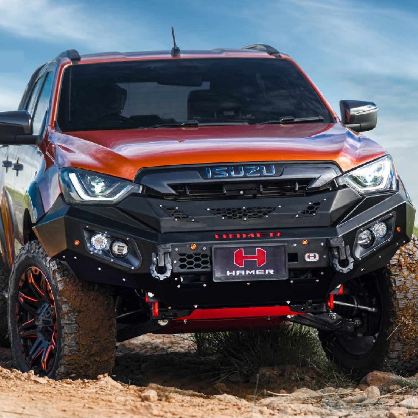 Hamer Isuzu D-Max/V-Cross (2021-2025) King Series Front Bumper (No Bull Bar)