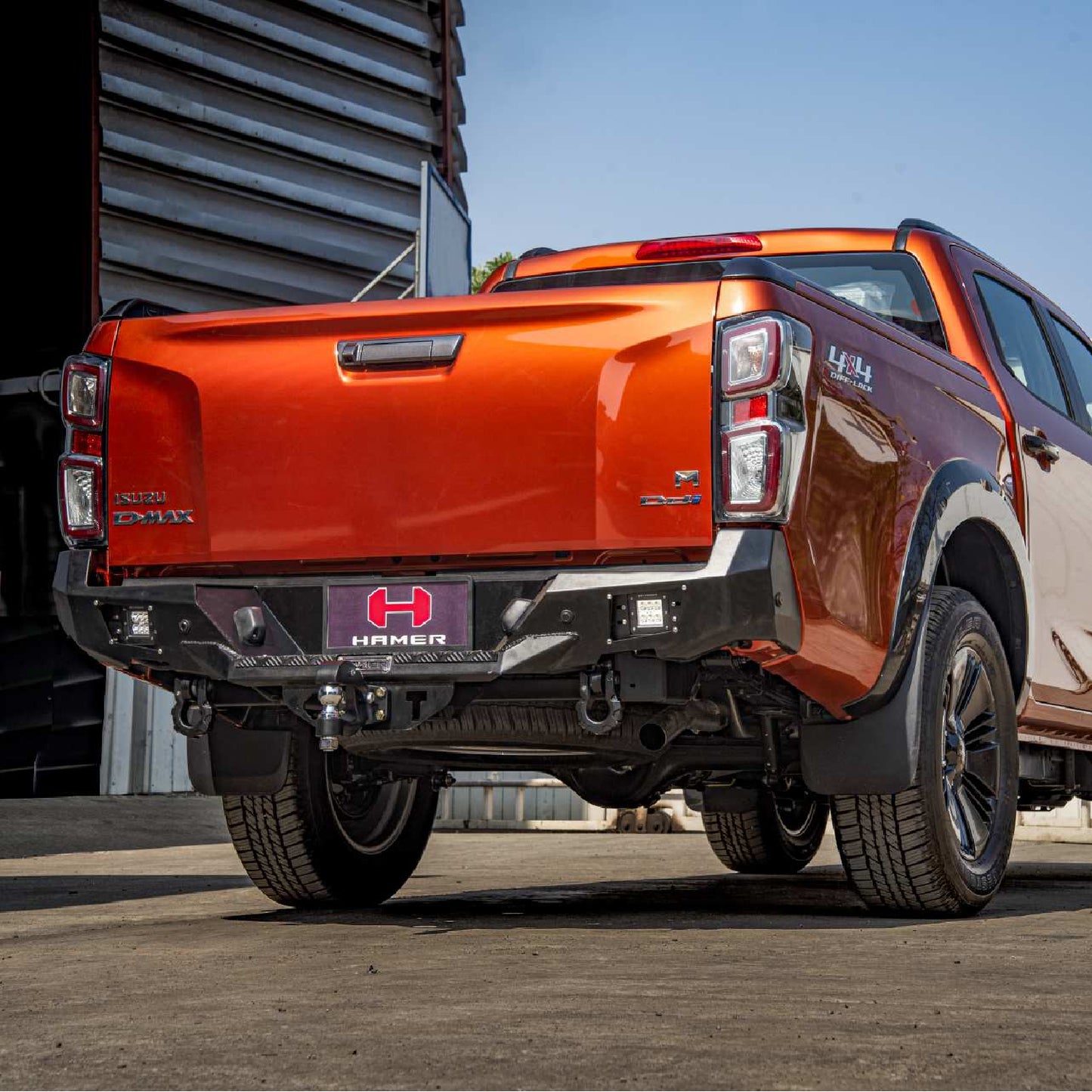 Hamer Isuzu D-Max/V-Cross (2021-2025) Nova Series Rear Bumper
