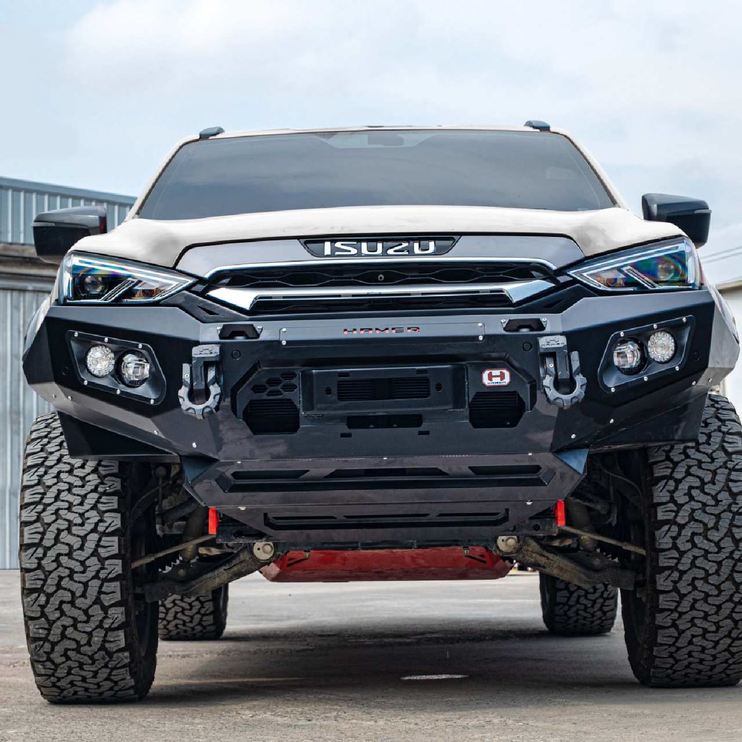 Hamer Isuzu MU-X (2021-2025) King Series Front Bumper (No Bull Bar)
