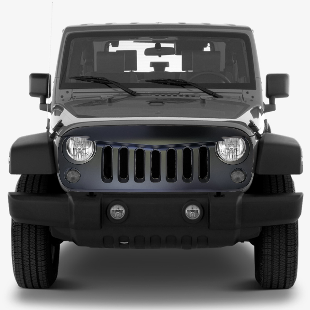 Jeep JK 2007-2018 Angry Bird Grill Matt Black (CN)