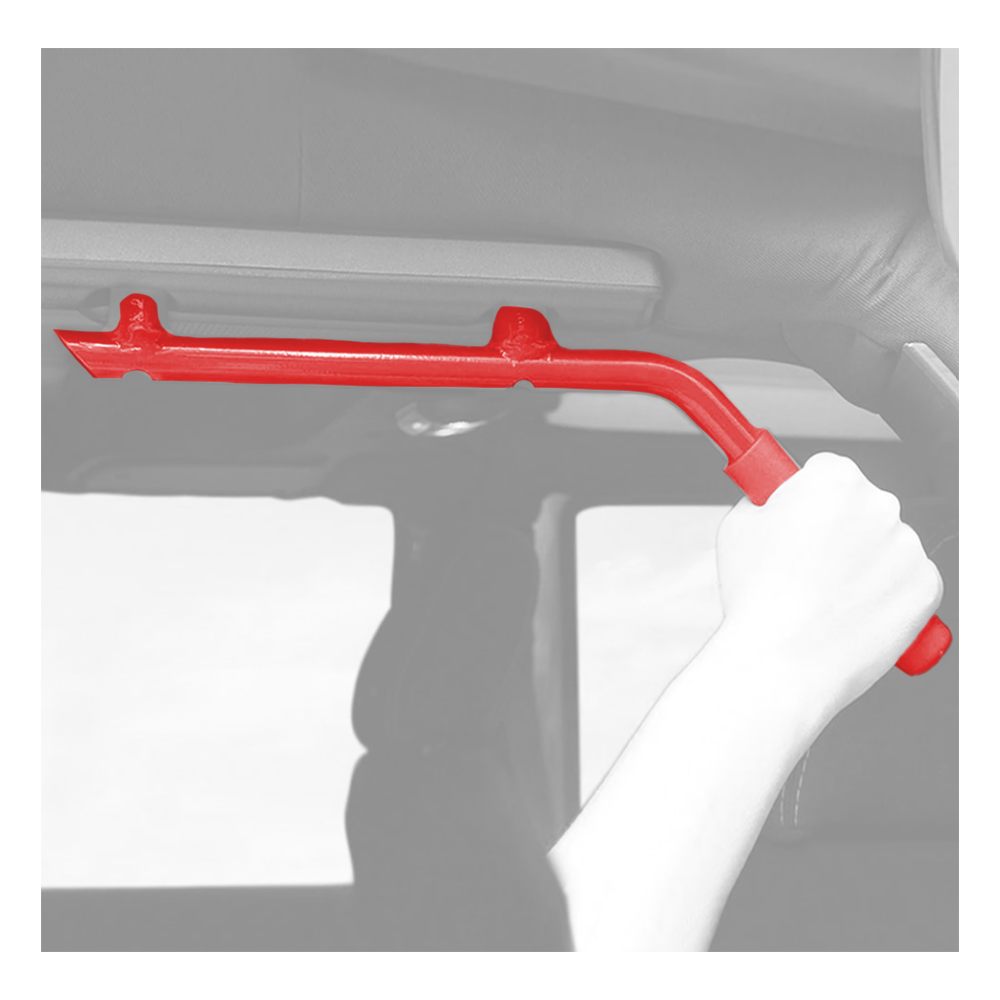 Grab Handle Red Jeep JK (2007-2018) Rear Grab Handle Set Wild Boar - Red – Bakkie & Outdoor