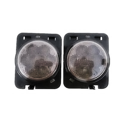 Jeep JK Fender Indicators with Smoked Lens & Halo (OEM Style)
