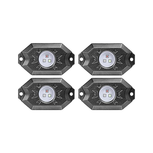 IP68 LED Rock Light kit Set 4pcs