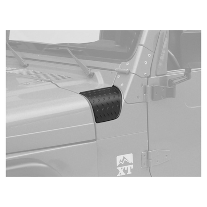 Jeep TJ 1996-2006 Pillar Bonnet Cover Rugged Body Armor M/B (CN)