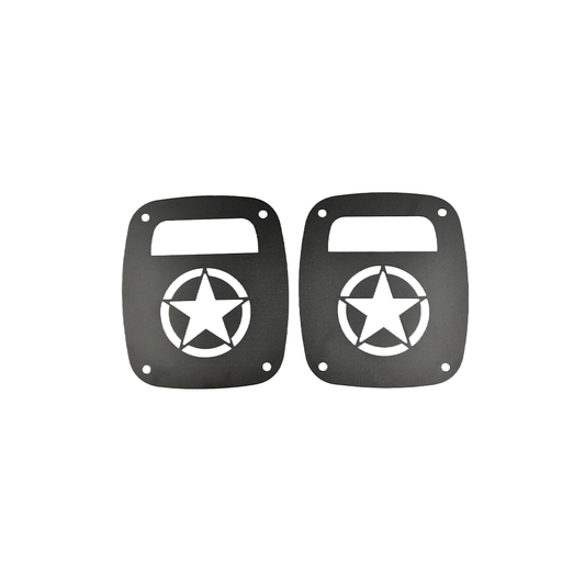 Jeep TJ 1996-2006 Tail Light Cover Star (CN)