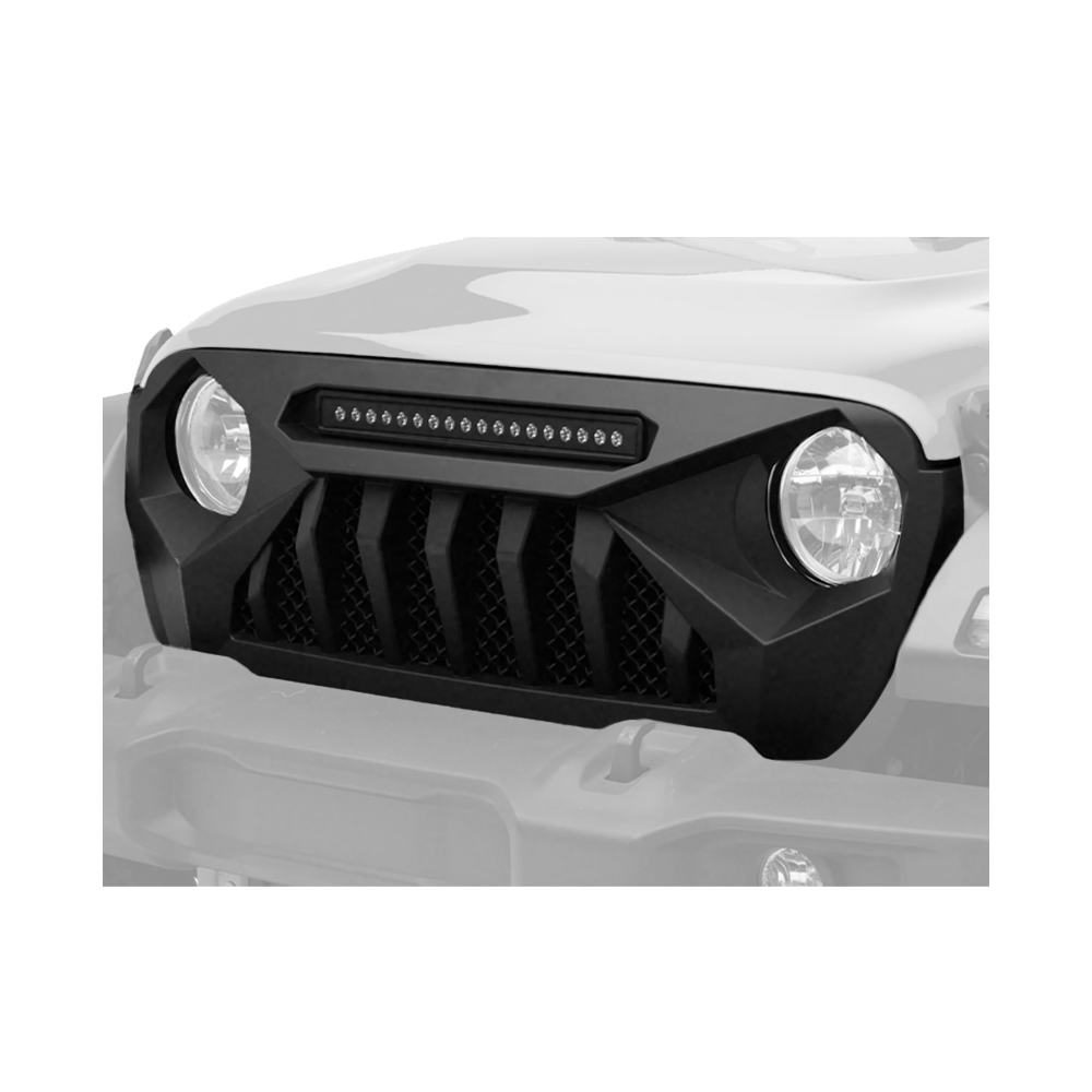 Jeep JL 2019+ Aggressive Grill with LED