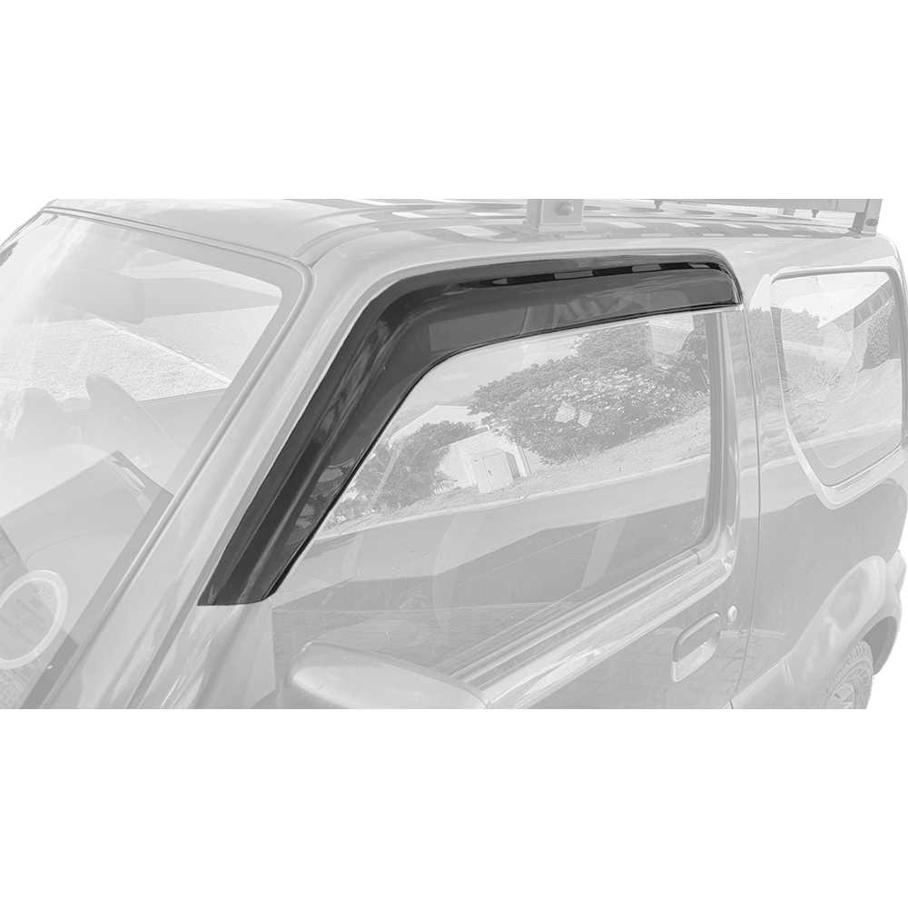 Suzuki Jimny Gen3 Weather Guards Transparent Black