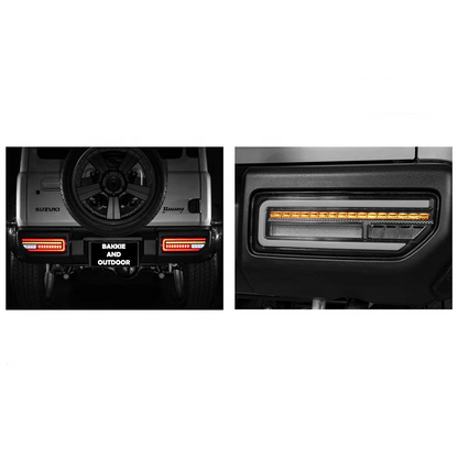 Suzuki Jimny 2019+ G-Wagon Style Tail Lights Smoked (3 and 5 door)