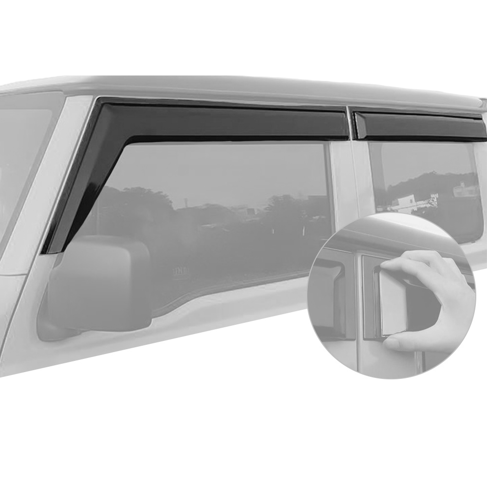 Suzuki Jimny 2018+ Weather Guards Square Shape Full (3 door Only)